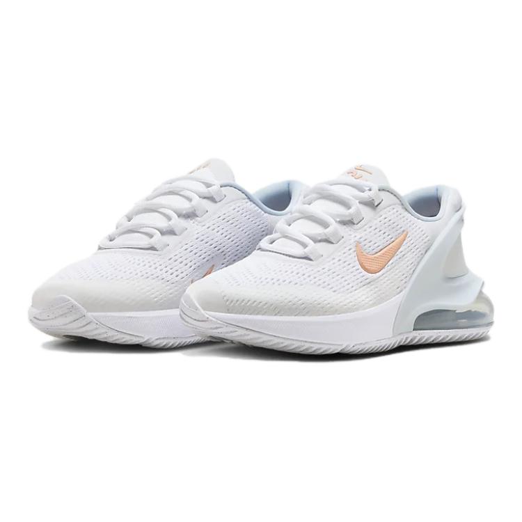 Nike Air Max 270 Cushioning And Breathable Low Top Kids' Running Shoes White Sneakers DV1968-106