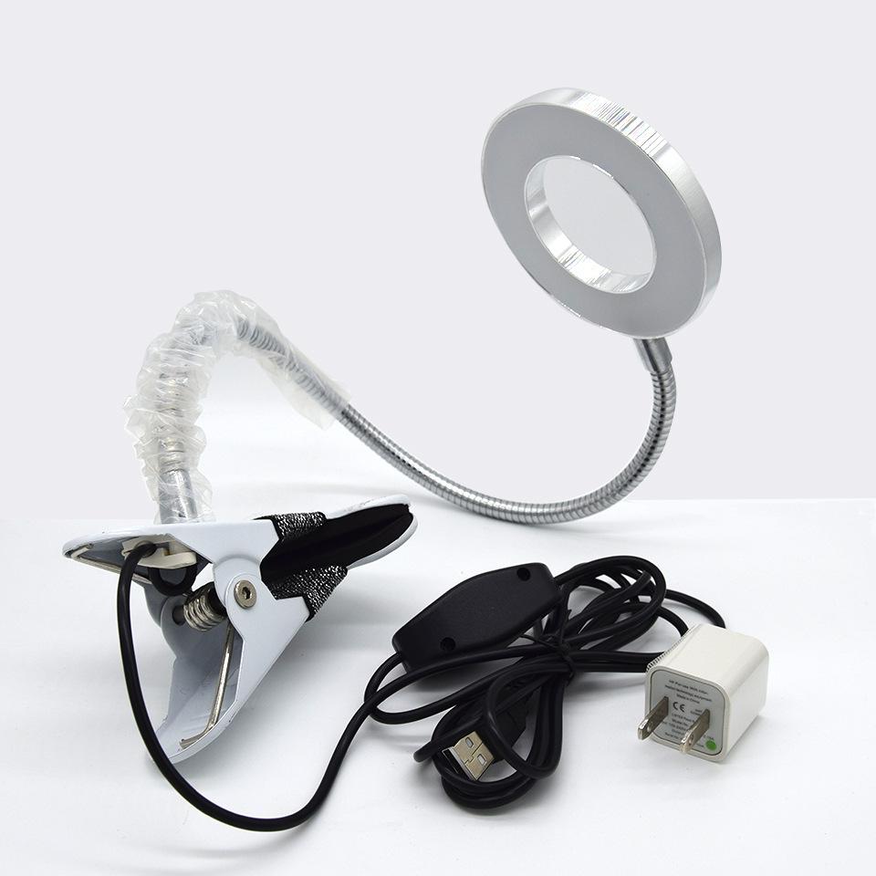 

Портативная двухцветная микропигментационная настольная лампа USB-складной свет для красоты для тату-мастеров