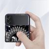 Luxury Case For Samsung Galaxy Z Flip 4 3 5G Black PC Hard Phone Cases Fashion Back Cover ZFlip Funda Mandala 12 Constellations