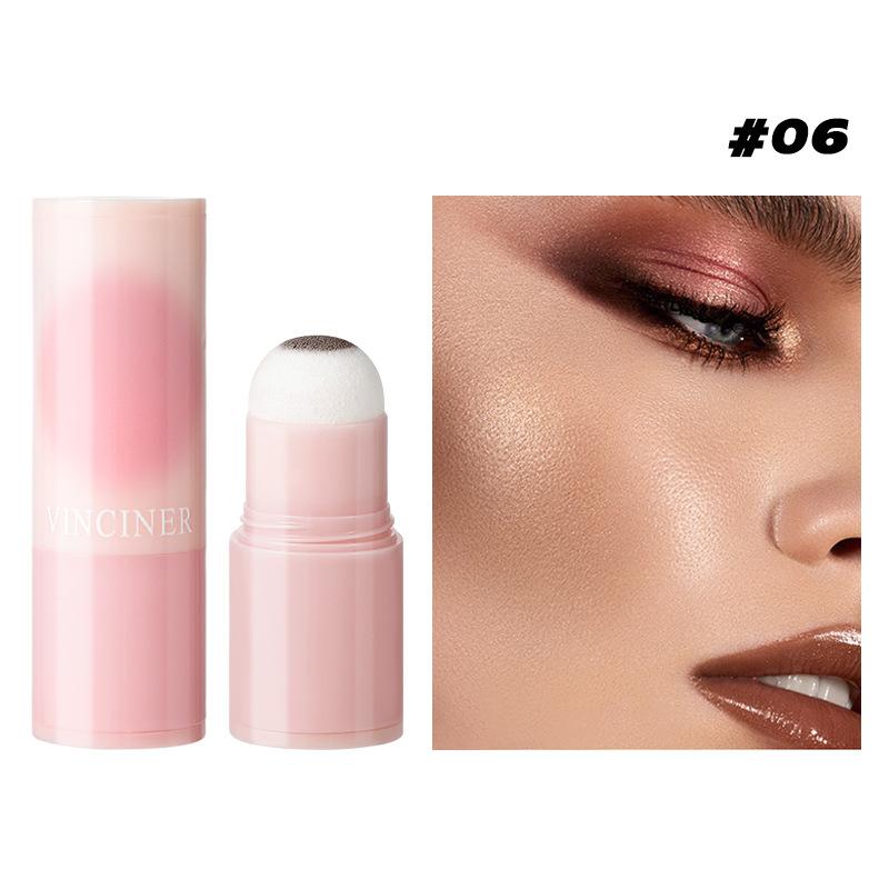 4-color Multi-functional Blush Stick 3D Contouring Stick Highlights Shadow Powder Hairline Powder