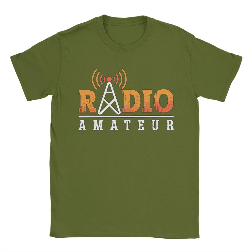 Ham Radio Amateur TShirt Summer Novelty T Shirts Unisex Cotton Round Neck Plus Size XL Clothes Short Sleeves YK Funny Tshirt