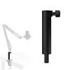 JCTRIWAY Microphone Boom Arm Extension Tube Aluminum Alloy Desk Mount Riser Microphone Suspension Stand Holder