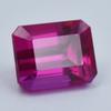 Natural Pink Sapphire Loose Gemstone Ceylon 22.5ct Emerald Cut Treated September Birthday Birthstone