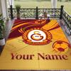 Custom Text Printed Rug Galatasaray FC Non Slip Floor Carpet For Home Room Decor