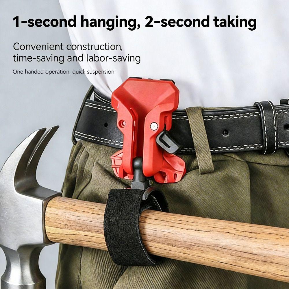 Self-locking Drill Holder Belt Clip High-hardness Quick-hook Tool Holder  Power Tool Usage