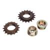 Bike Freewheel and Adapter Kit 16T 18T Flywheel Left Right Drive Adapter Set for Replacement