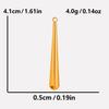 6pcs/Lot Different Size Long Water Droplets Pendant Stainless Steel Charms For Jewelry Making Supplies Bulk DIY Earrings Bohemia