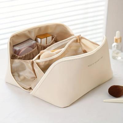 Make-up-Organizer für Damen, Kulturbeutel, Make-up-Aufbewahrungstasche, Luxus-Damenbox, Kosmetiktasche, Organizer-Tasche für die Reise mit Reißverschluss