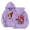 Child Fashion Lightweight Long Sleeve Pullover With Pockets  Print Hoodie