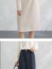 2026 Spring Women's High Waist Slimming Pencil Skirt – Versatile Mid-Length Professional Style with Slit.