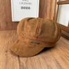 Maillard brown beret women's retro temperament octagonal hat fashionable newsboy hat literary painter hat