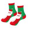 Cute Cartoon Mid-calf Cotton Socks With Christmas Elk Snowman And Sock Patterns