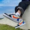 Nike Court Borough Low GS 'Nero Arancio Blu' DV9113-181