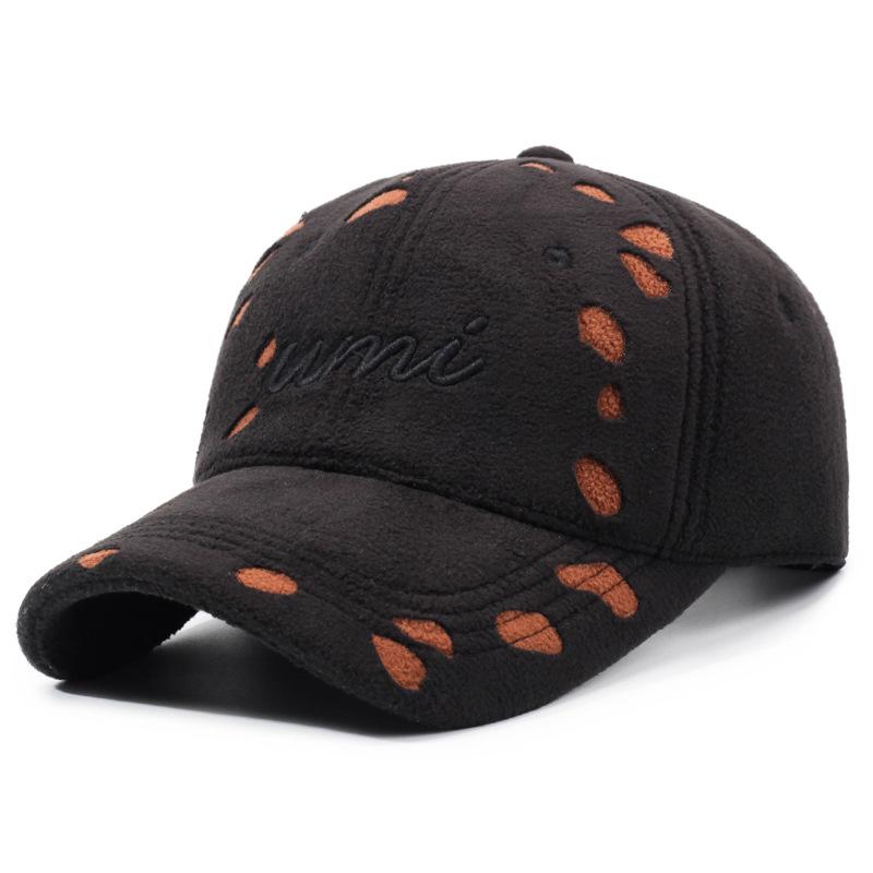 New Autumn/Winter Retro Distressed Letter Embroidery Hip Hop Duckbill Cap