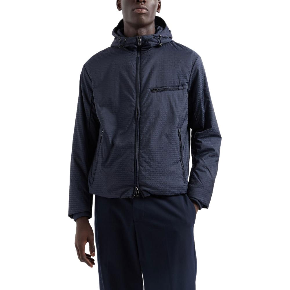EMPORIO ARMANI Zip Up Padded Hooded Jacket 6D1B64-1NNXZ-0920