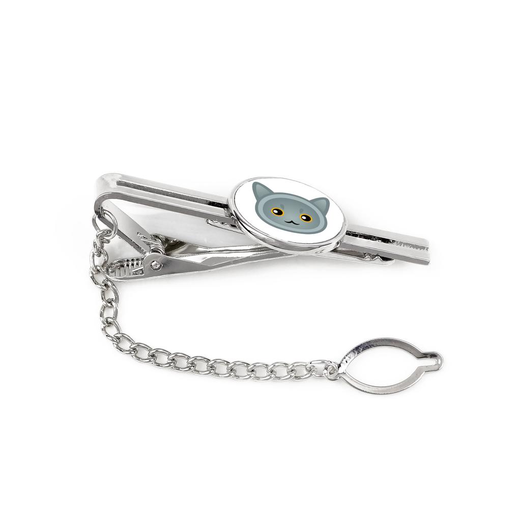 British Shorthair - elegant metal keychain as a gift from Art-Dog brand