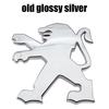 1pcs ABS 100mm 78mm Car Front logo Rear Bumper tail door trunk sticker car rear BEmblem sticker styling Accessories For Peugeot