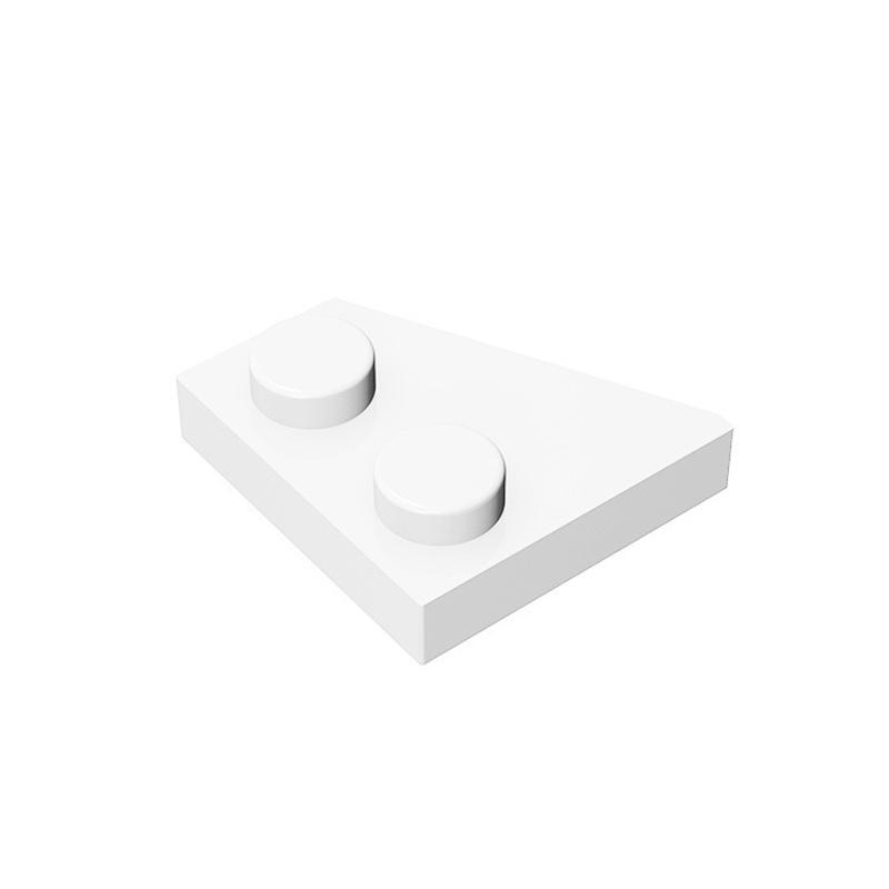 10pcs 24307 Plate 2 x 2 Left Right Block Moc Accessories Compatible with Brick DIY Children's Toy Assembly