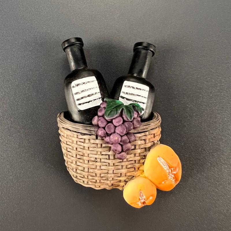 Magnet de Frigider Jucărie Alimentară Stereoscopică 3D - Autocolant Magnetic Decorativ Creativ