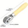 Car Tire Repair Kit Roller Auto Patch Roller Motorcycle Wheel Repair With Wooden Handle Tire Repairing Tool For Cars Accessories