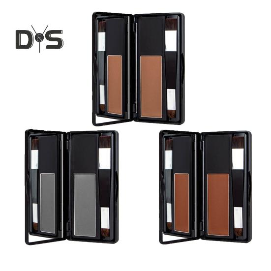 8G Hairline Cream with Mirror Brush Waterproof Sweat-proof Root Touch Up Hair Powder Men Women Instantly Thin Hair Eyebrow Beard Line Coverage