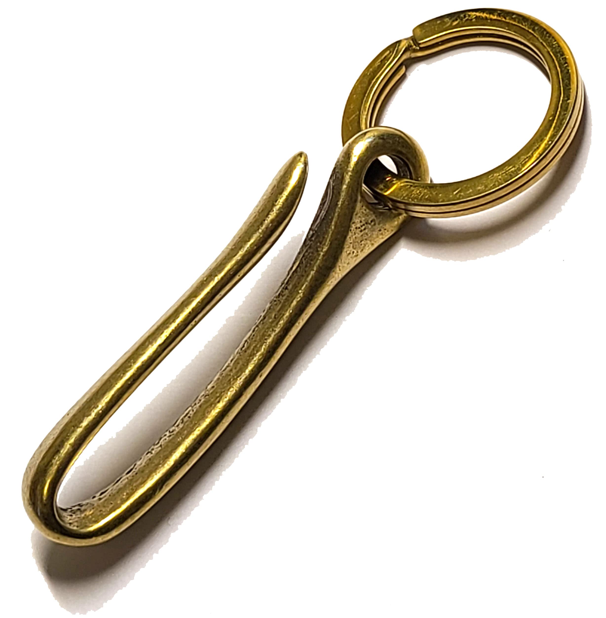 Kondo Belt Made in with Metal Fishing Hook L Keychain, Brass, Hook, Japan, Stylish, Ring, Fitting, Shape,