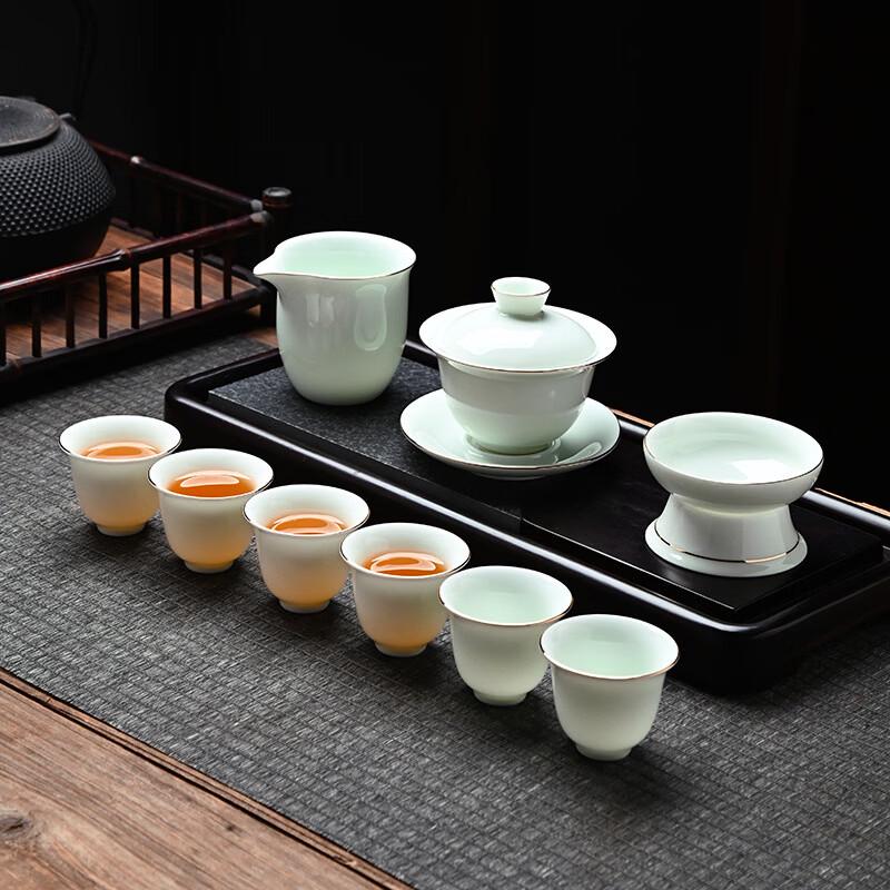 Japanese Style Hand-painted Ceramic Kung Fu Tea Set