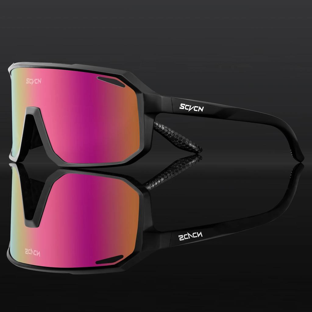 SCVCN Cycl Brillen Photochrome Radsport Sonnenbrillen Herren UV400 Brillen Sport MTB Outdoor Brillen Fahrrad Brillen Damen Sonnenbrillen