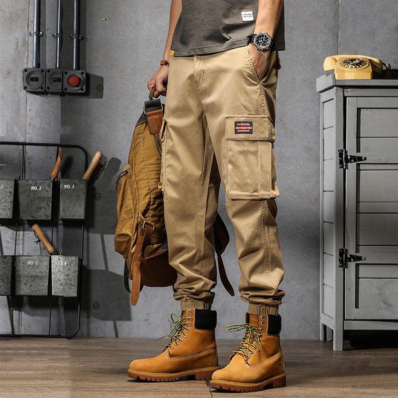 Frühling Mens Cargo Hosen Schwarz Militär Männer Hosen Casual Baumwolle Taktische Hosen Männer Große Größe Armee Pantalon Militaire Homme