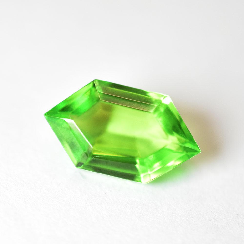 15x8mm Natural Green Peridot 7.05 Ct Fancy Shape Certified Loose Gemstones