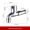 Dual-Use Pure Copper Washing Machine Faucet with Quick Open Feature