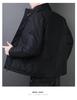 Men's Thickened Stand Collar Cotton Jacket - Casual, Warm, Trendy, Versatile Winter Coat