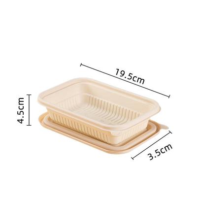 Ronghe GZA627 Biodegradable Corn Starch Takeout Container