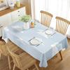Cartoon White Cloud Rainbow Pattern Tablecloth Cute Cloud Rectangular Table Cover for Party Living Room Dining Room Decoration
