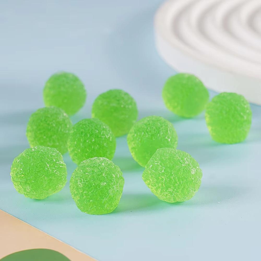 DIY Material Fake Candy Sugar Bead Simulated Noise Filler Balls Candy Resin Beads Craft Supplies