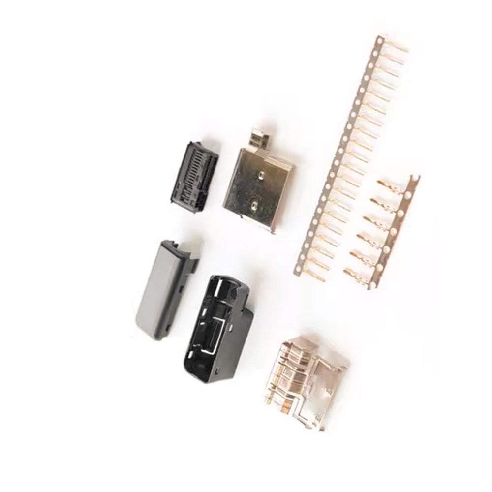 

New Car Multimedia Music Interface For Benz AMI 30 Pin Plug Connector AUX USB Socket
