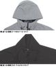 Mountain Parka Large Size Windproof Water Repellent Stretch Outdoor Switching Stand Blouson Jacket 5L Beige x Black [One Colors] Men's (Stand)