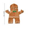 Haustier Lebkuchenmann Hoodie Weiches Welpenkostüm Hoodie Lebkuchenmann Haustier Welpe Katze Aufsteh-Kostüm Für Katzen Hunde Welpen Haustiere