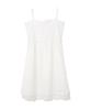 MILLO WOMEN Asymmetrical Lace Midi Dress [White]
