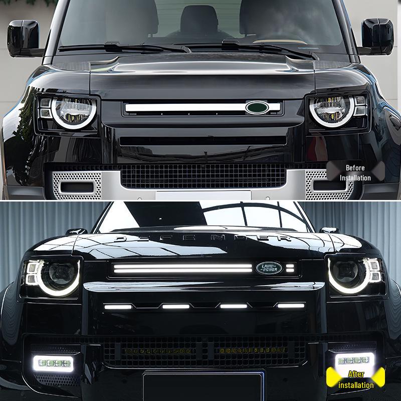 Modified Grille and Daytime Running Lights for 2020-2025 Land Rover Defender 90/110/130