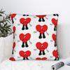 Bad Pixel Art Square Pillow Cases Bunny Cushion Cover Custom Polyester Decorative Pillowcase for Home 18"