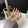 Case for iPhone 16 15 14 13 12 11 Luxury 3D Hollow Snake Phone Case Cover with Super Strong Heat Dissipation Function
