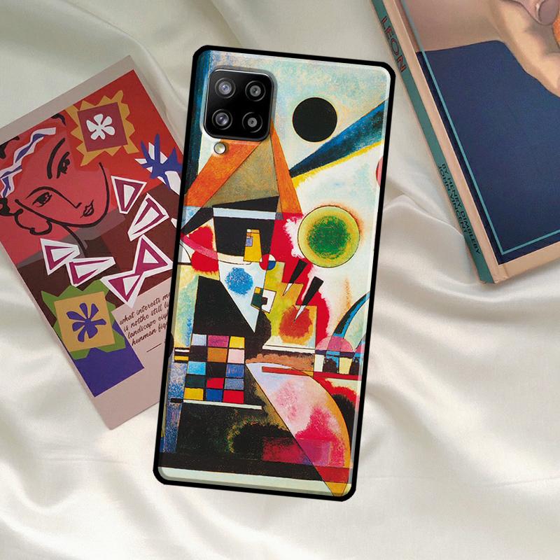Wassily Kandinsky Abstract Artistic Case For Samsung Galaxy A06 A16 A56 A36 A26 A54 A34 A14 A52 A32 A12 A13 A33 A53 A15 A35 A55