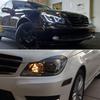 Smoked Lens for 2012 2013 2014 Mercedes Benz Pre-LCI W204 LCI C250 C300 C350 C63 AMG Coupe Base Sedan 4-Door OEM Front side marker lamp housings