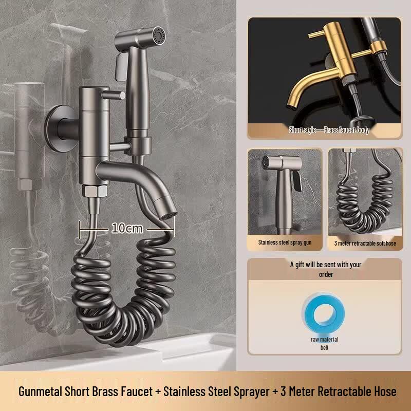 

TLXT Mop Sink Faucet & Cleaning Spray Gun
