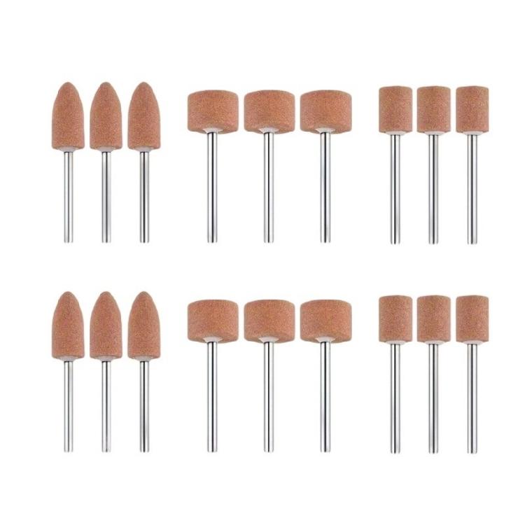 Grinding Tool Set For Crafting And Stone Polishing Different Shaped Abrasive Head For Efficient Material Removal And Smoothing
