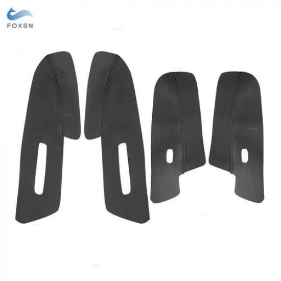 For Peugeot 2008 4pcs Left&Right Interior Door Panels Armrest Leather Trim Cover