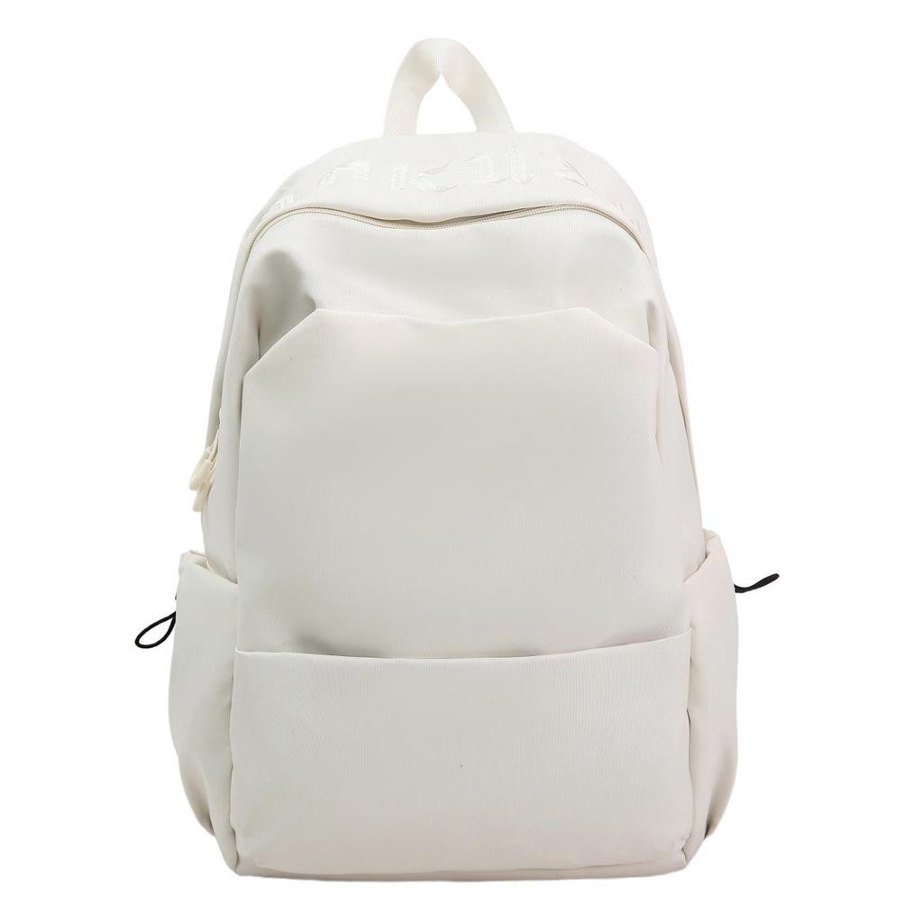2025 Neuer Stil Minimalistischer Rucksack: Schulranzen mit großer Kapazität für Mädchen der Unter- und Oberstufe - Einfarbig, perfekt für kurze Ausflüge