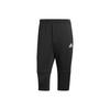 Football Training Running Capri Pants Men Bottoms Black CF4384