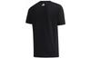 Adidas T Shirts Men's Black Crew Neck Moderate Straight Fit GH4419